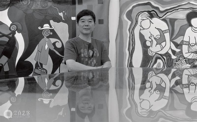 逸空间 分享|金田:我想创造类似音乐的节奏感 视频资讯 逸空间画廊 金田 音乐 空间 节奏感 彩云 画家 自制版 一般人 眼里 绘画 崇真艺客